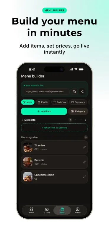 Lumera AI: Food Video Maker screenshot 8 of 10