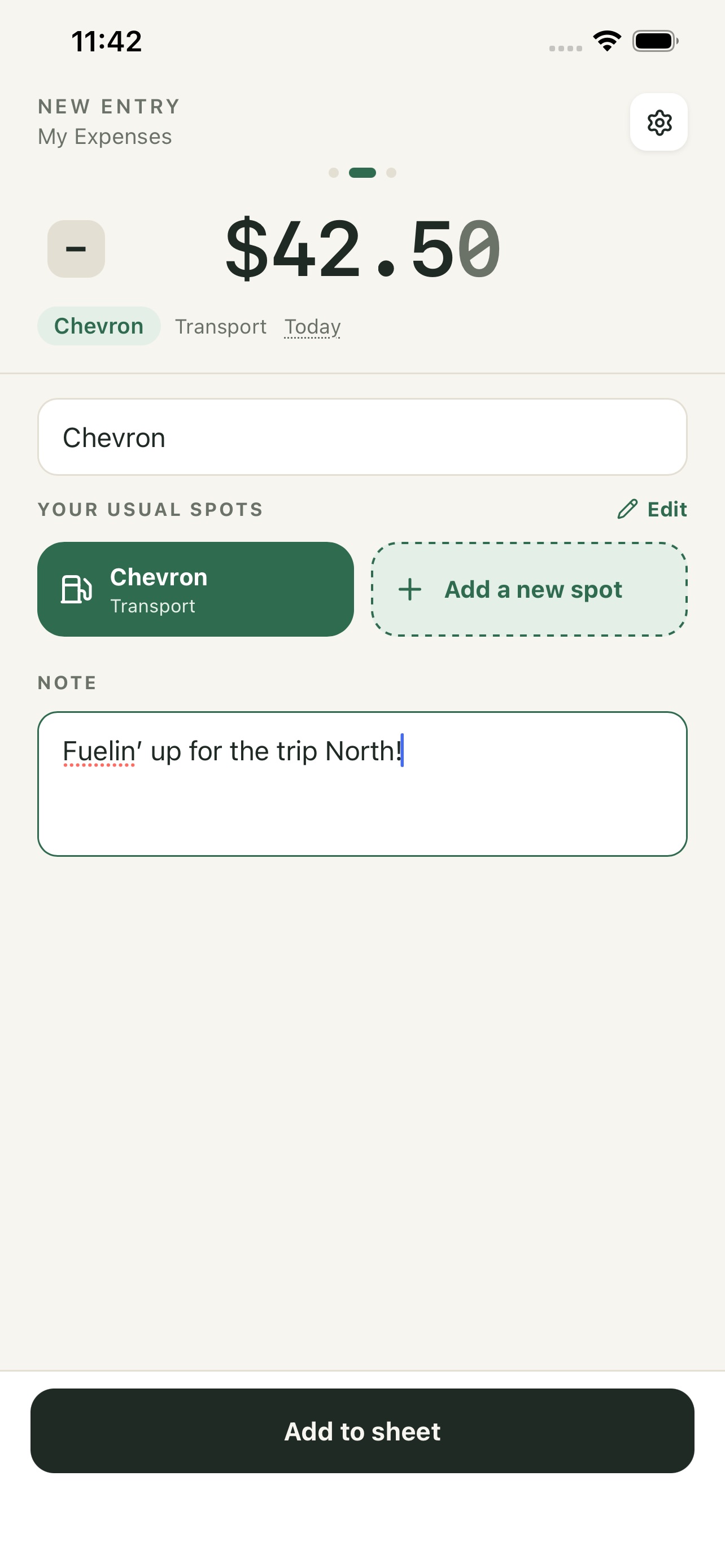 Screenshot 1 of Log with Ledger