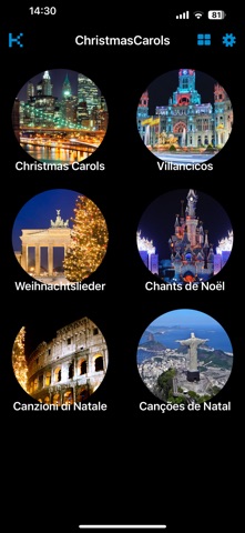 Captura de pantalla de la aplicación