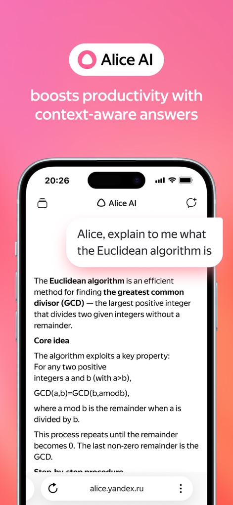 Yandex Browser with Alice AI - Smart Assistant Answers