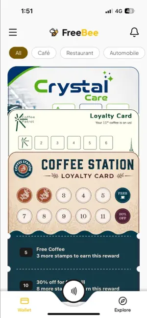 FreeBee Loyalty screenshot 2