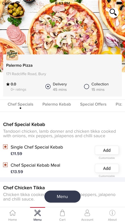 Palermo Pizza Online