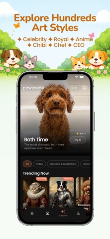 PawScene – AI Pet Art & Videos screenshot