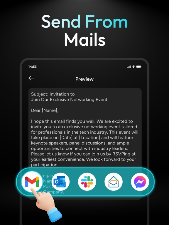 Mailbot - AI Email Writer iPad screenshot 7 - Productivity app