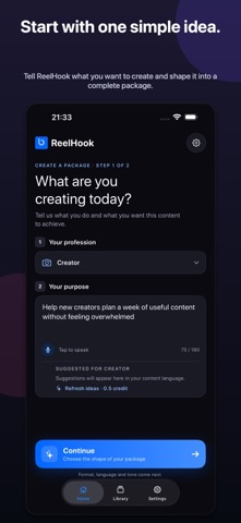 ReelHook: Video Ideas & Hooks Screenshot 6 of 7