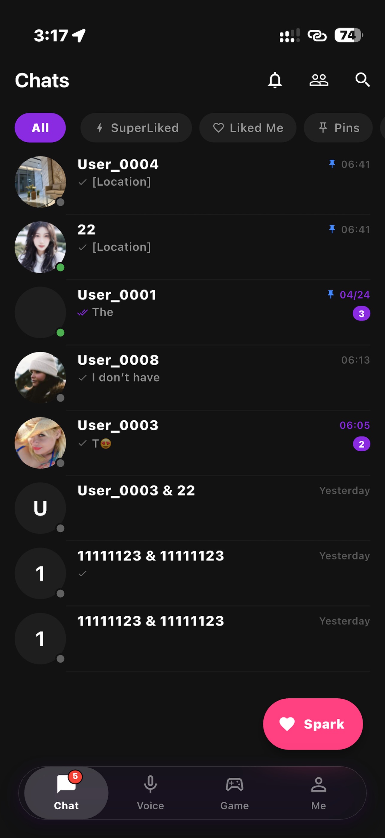 Screenshot 4 of Spark-AI Chat Dating & Game