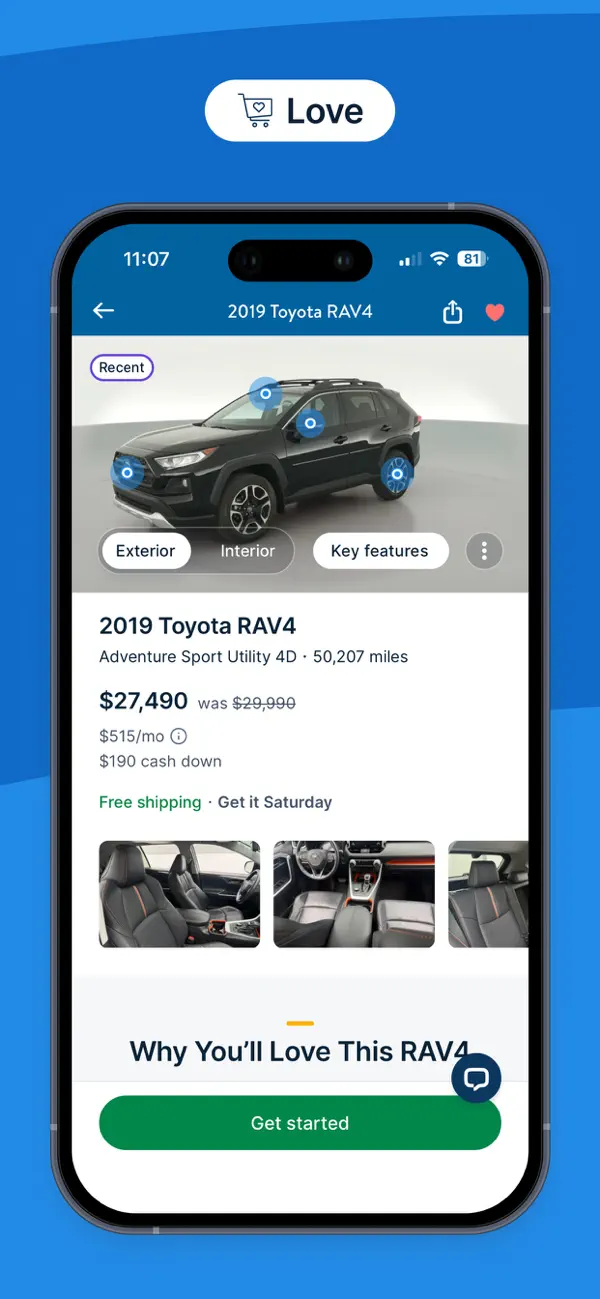 Carvana: Buy/Sell Used Cars screenshot 4