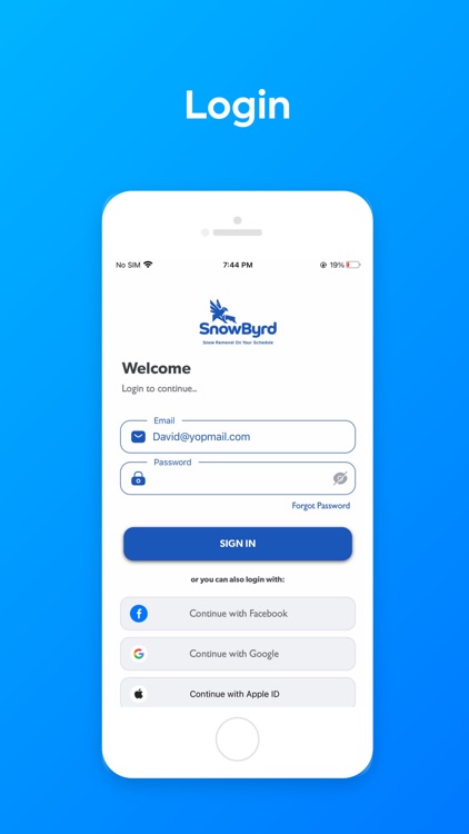 SnowByrd: Give Winter The Byrd