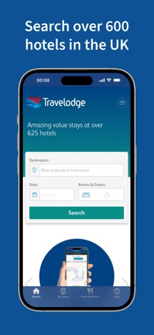 Travelodge Hotels iPhone screenshot