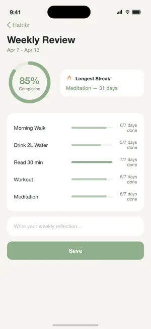 Habit Tracker - Streak Log screenshot 4