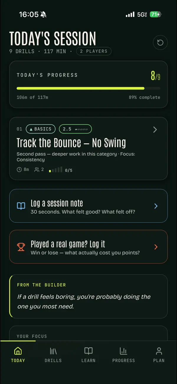 Screenshot #3 pour Drilld: Pickleball Trainer
