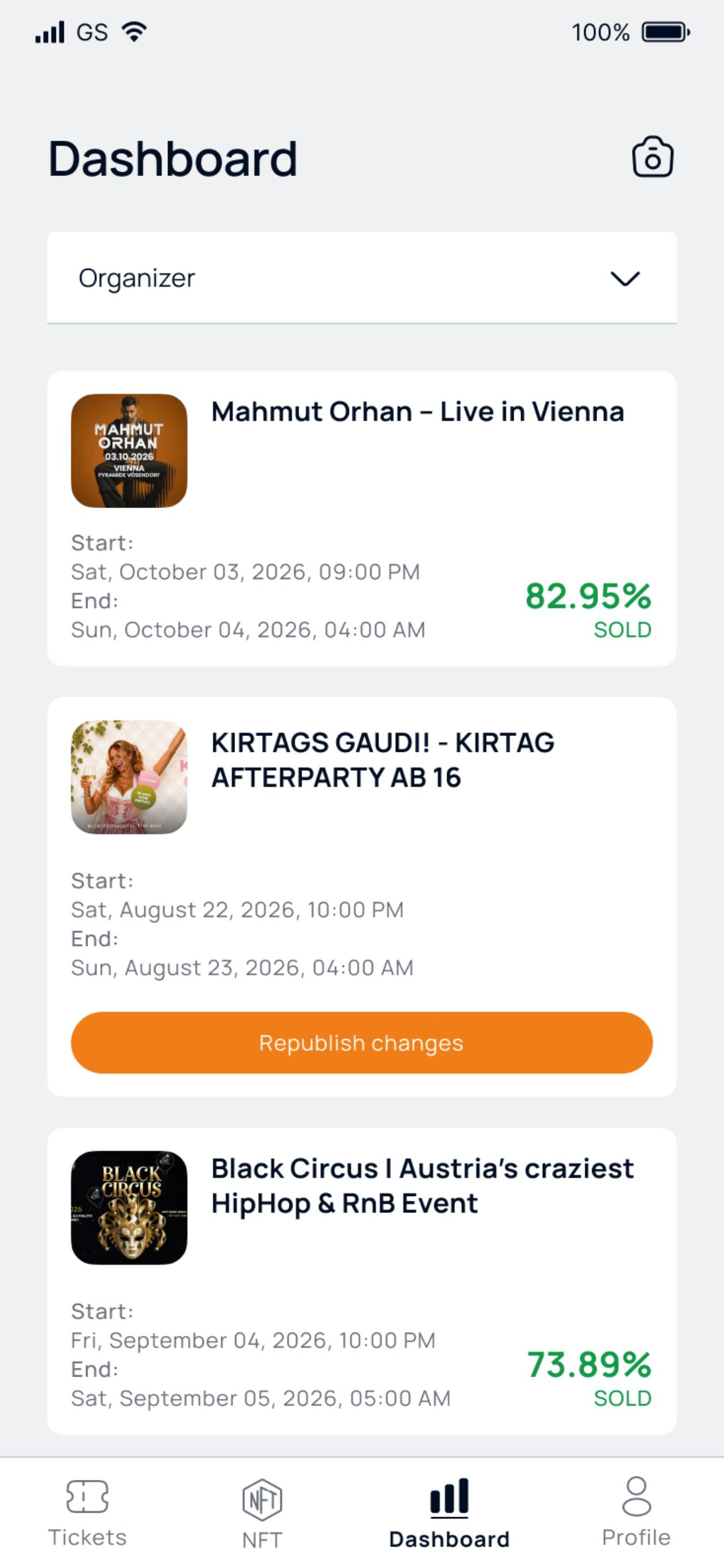 Tickethead Wallet screenshot 3