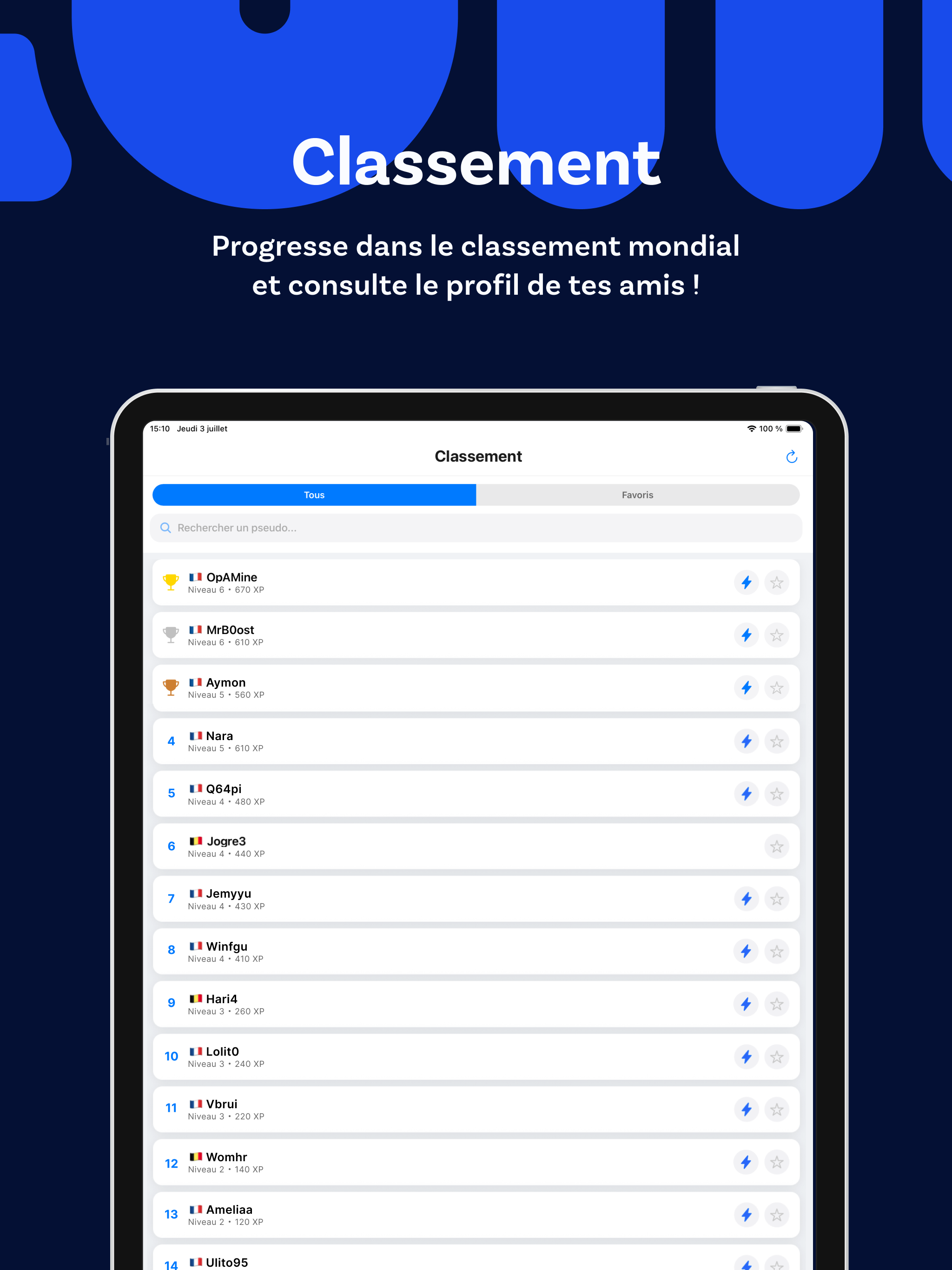 Luni - Quiz quotidien screenshot 12