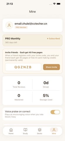 Inkstonecard iPhone screenshot