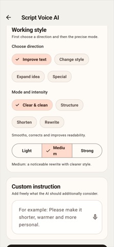 Script Voice AI Screenshot 4 of 7