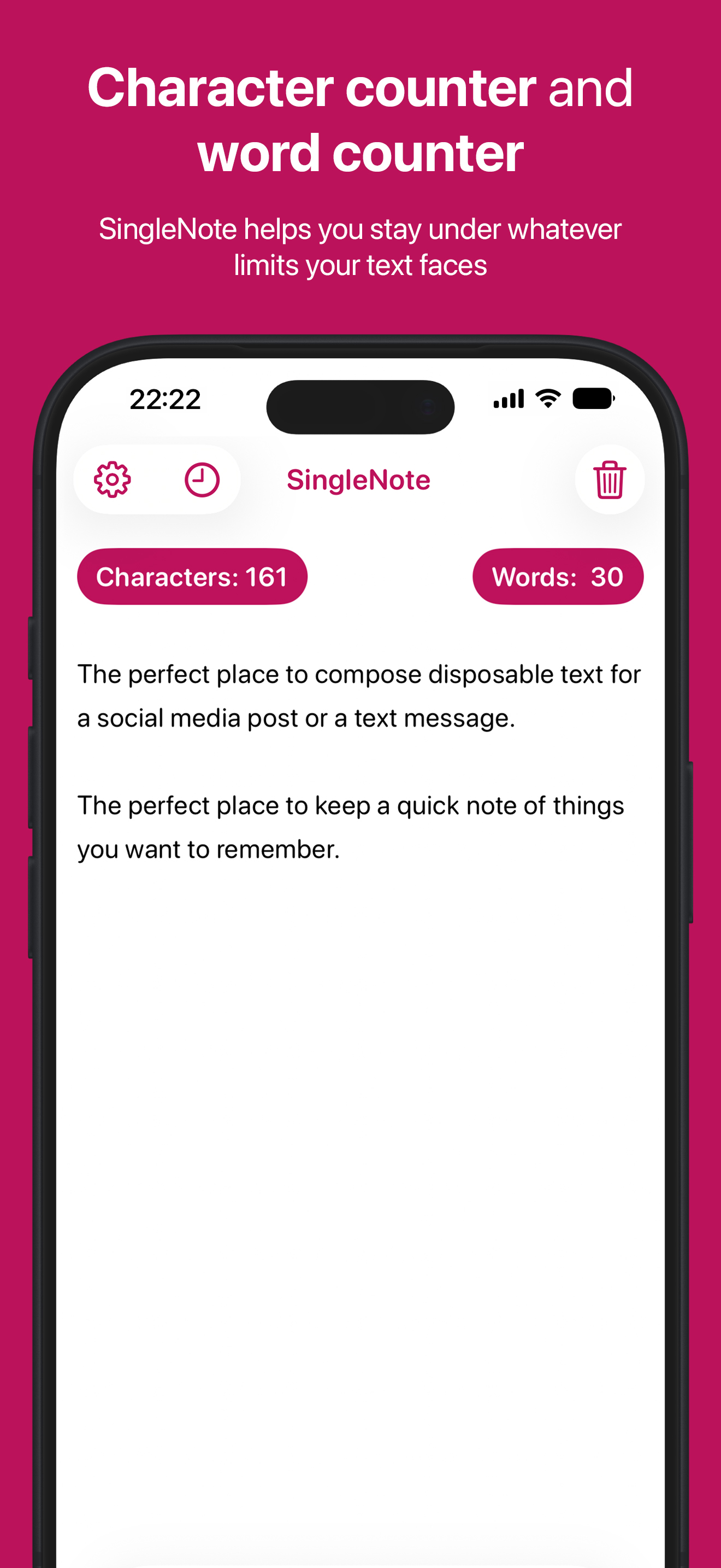 SingleNote screenshot 3