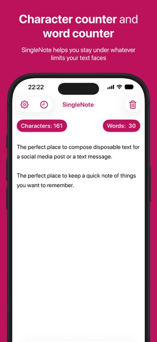 SingleNote Screenshot 3 of 5