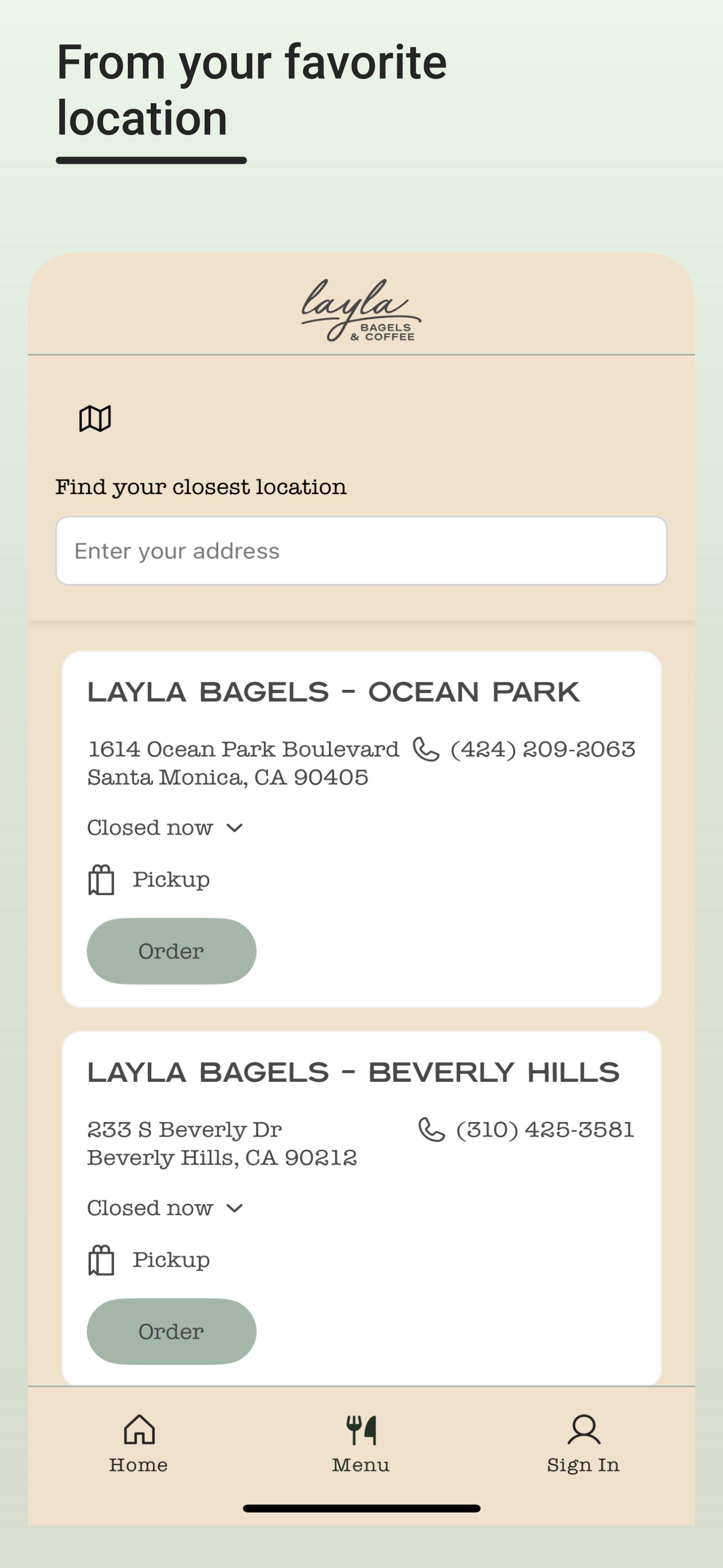 Layla Bagels & Coffee