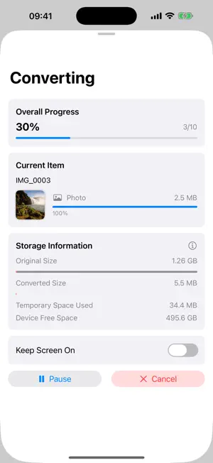 PixShrink - HEIF Conv. screenshot 3
