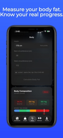 LeanTrack: Fat Loss Tracker Screenshot 5 of 10