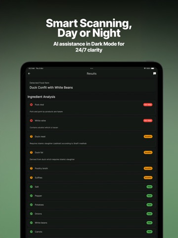 HalalChecker AI: Food Scanner iPad screenshot