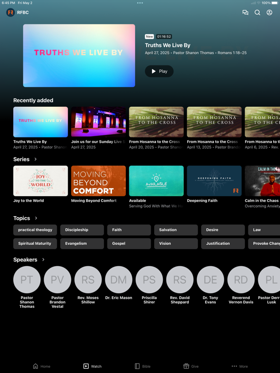 Screenshot #5 pour Rockwall Friendship Church