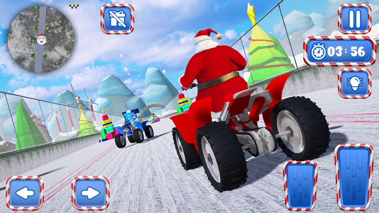 Santa Quad Bike Racing Game
