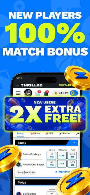 Thrillzz: Social Sportsbook screenshot 1