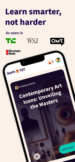 ‎Learn.xyz – Learn with AI Screenshot