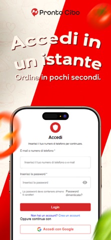Pronto Cibo iPhone screenshot