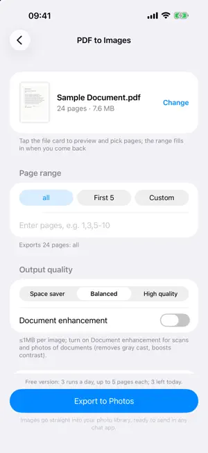 PDF1M: Compress & Shrink screenshot 4
