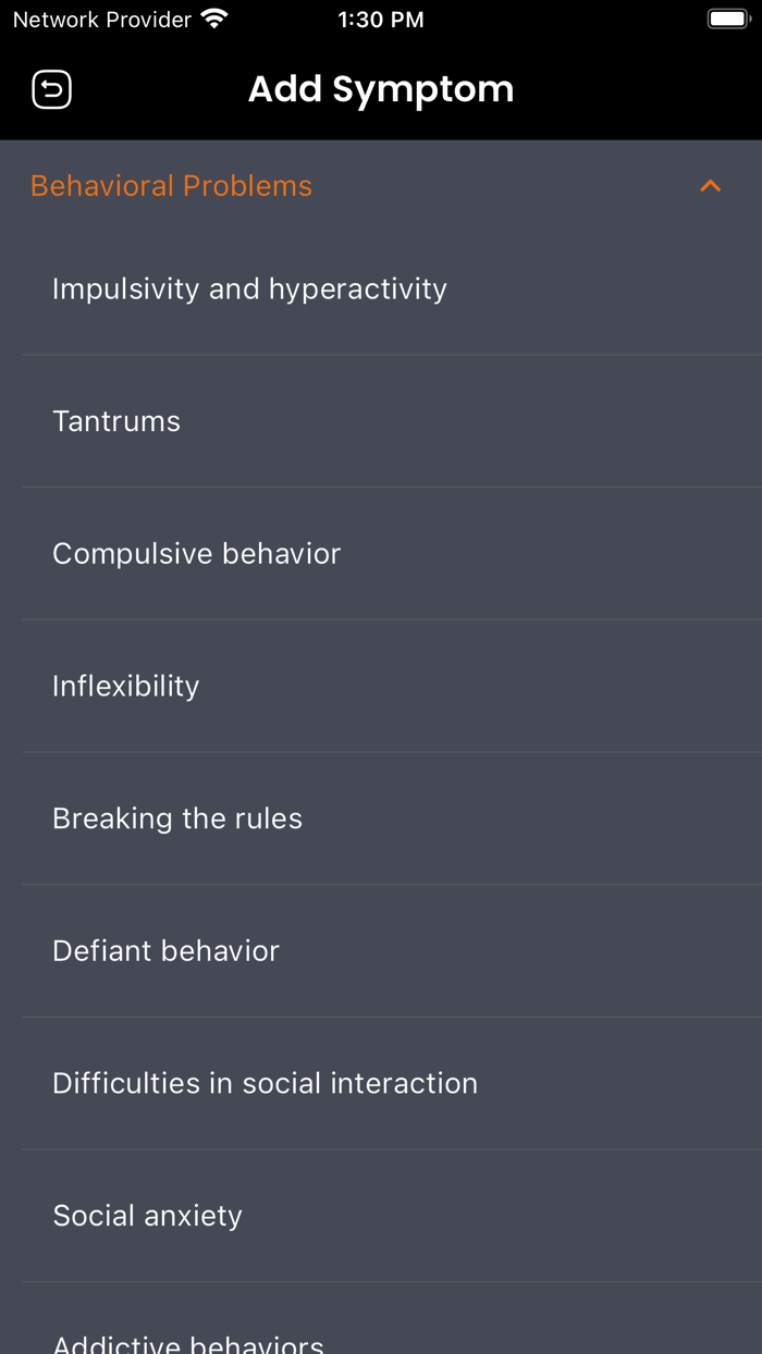 IFEN Symptom Tracker
