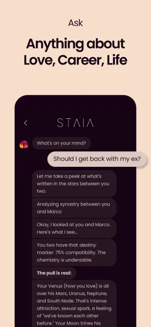 Staia: Astrology & Tarot screenshot 2