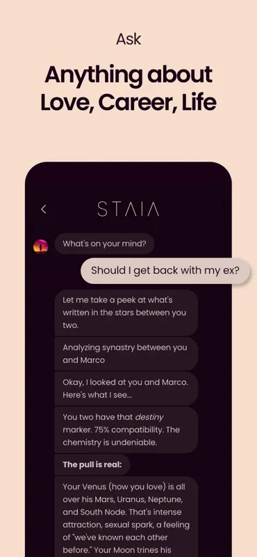Staia: Astrology & Tarot screenshot 2 of 7