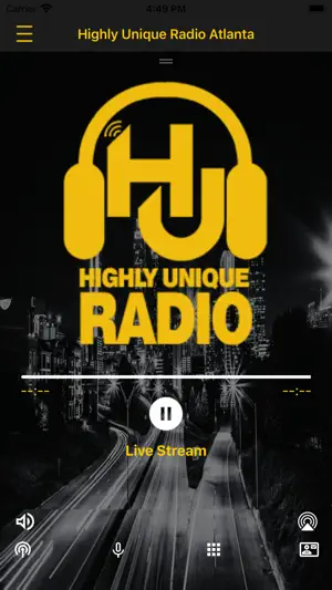 Highly UNIQUE RADIO screenshot 1