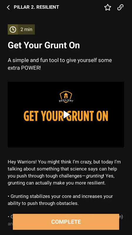 Athlete Warrior screenshot 2 of 3