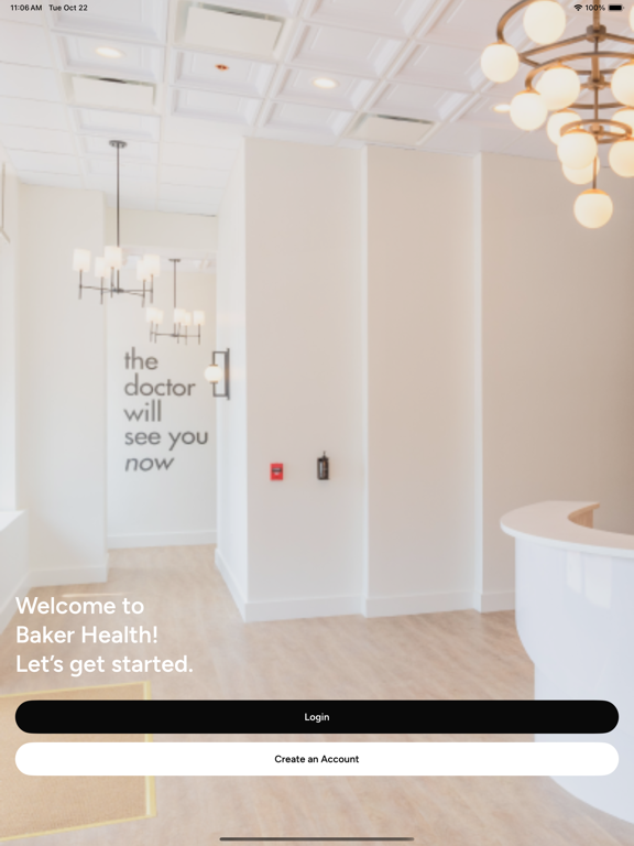 Baker Health iPad screenshot 1 - Medical app
