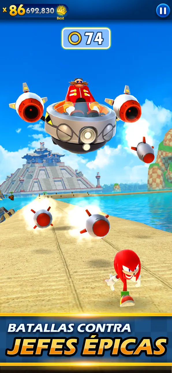 Sonic Dash - Free Hack screenshot 3 - iOS game interface