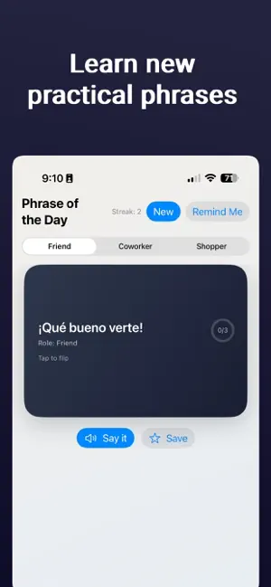 Fluenta: Spanish Chat & News screenshot 3