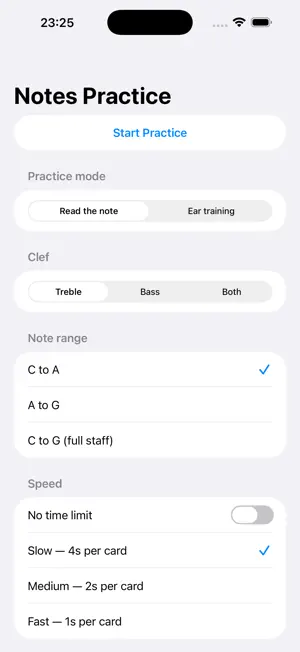 Notes Practice screenshot 2