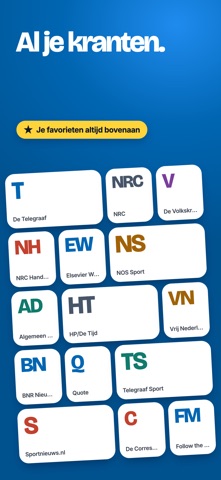 Nederland Kranten - Pers iPhone screenshot