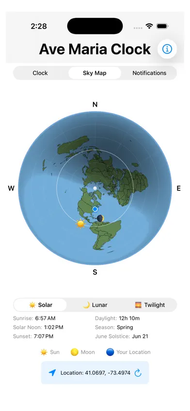 Ave Maria Clock screenshot 2