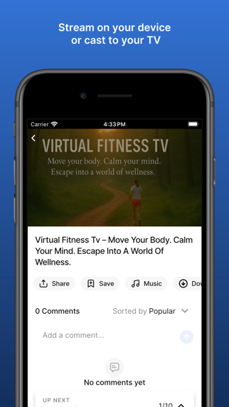 Virtual Fitness TV Screenshot