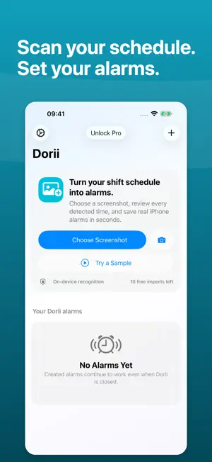 Dorii: Shift Schedule Alarms screenshot 1