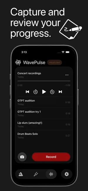 Tuner Metronome - Wavepulse screenshot 4