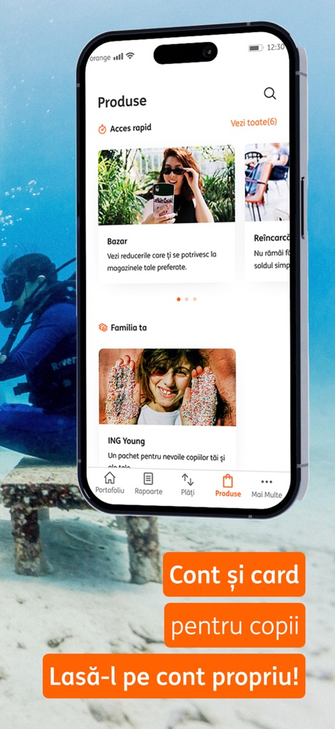 ING HomeBank - Cet outil propose des comptes et cartes dédiés aux enfants ("ING Young"), tout en offrant des réductions et cash-back via la section "Bazar" pour les parents.