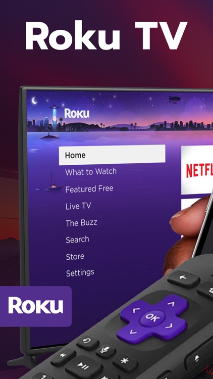 Roku TV Remote Control Mobile by Bareek Neekels