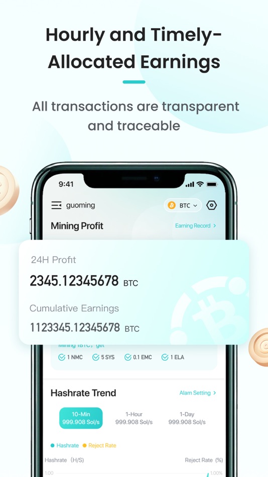 #1. ViaBTC-Crypto Mining Pool (iOS) 由: Viabtc Technology Limited
