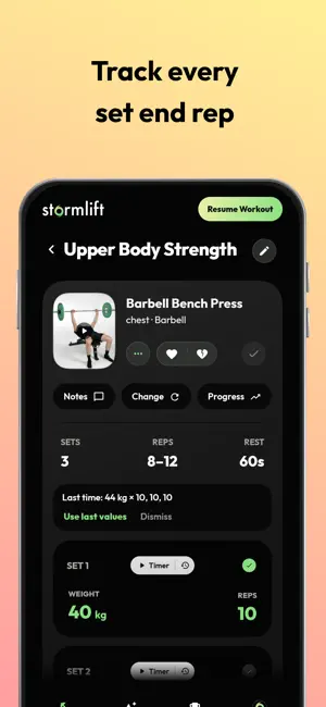 StormLift: Workout Planner screenshot 4