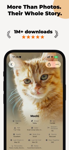 Pet Journal: Photo Diary Log iPhone screenshot